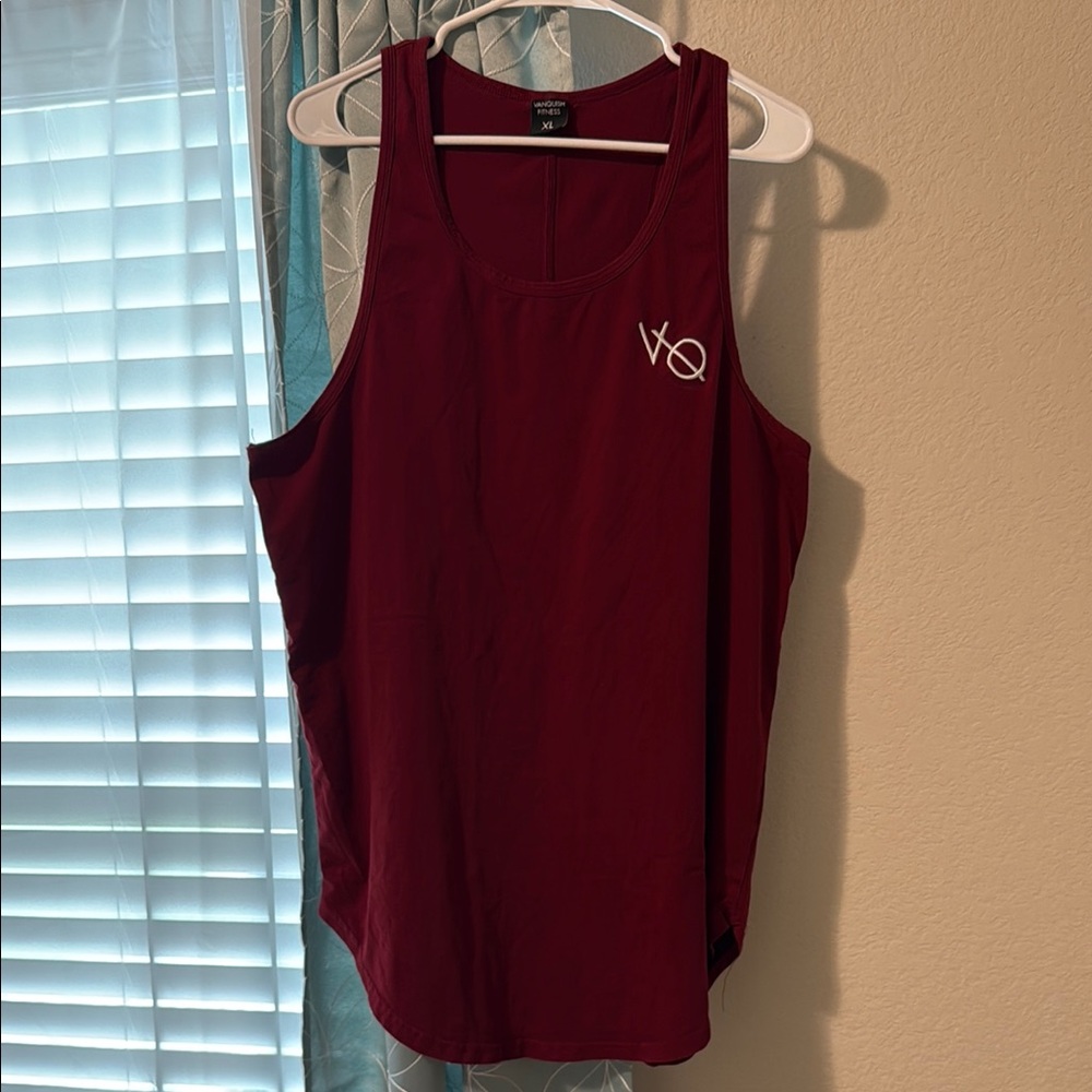 Men’s Vanquish Red Workout Tank Top